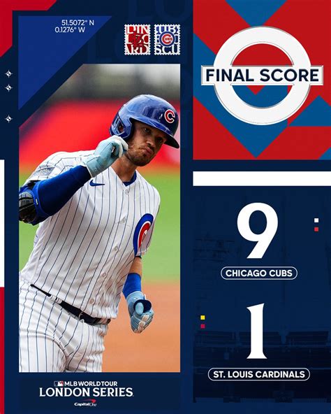 chicago cubs baseball score from last night